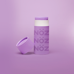 Load image into Gallery viewer, Lavender Nöz sunscreen stick product with cap off
